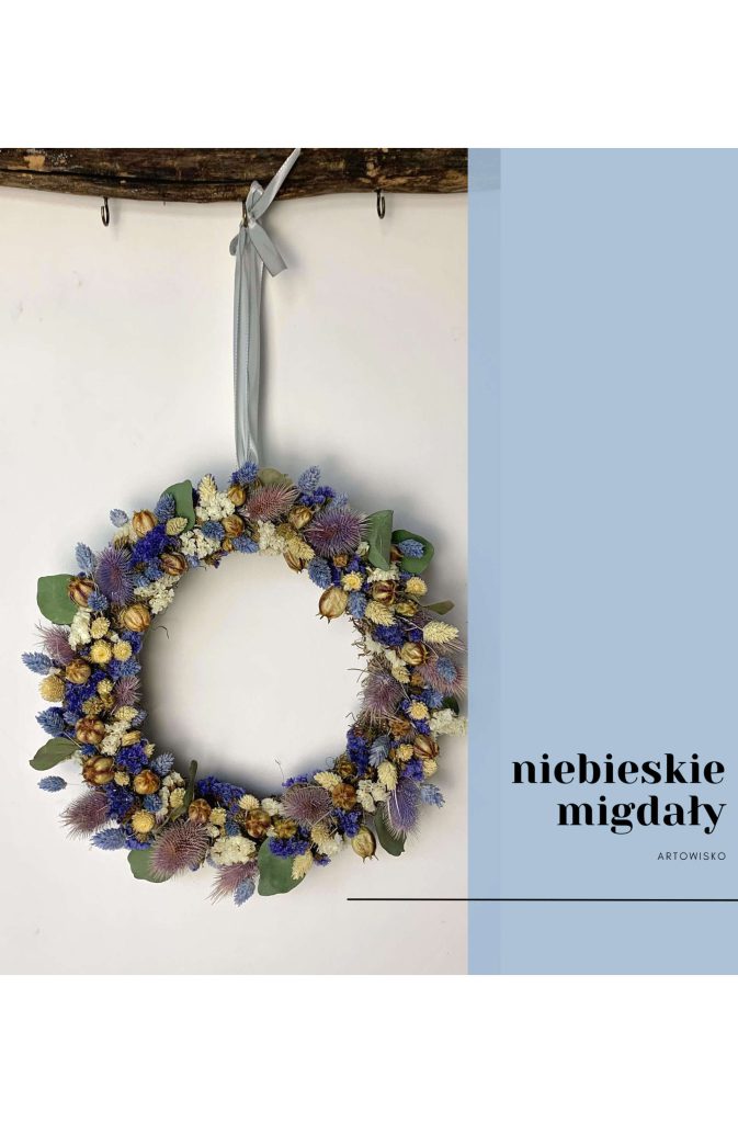 Wianek „Niebieskie Migdały”