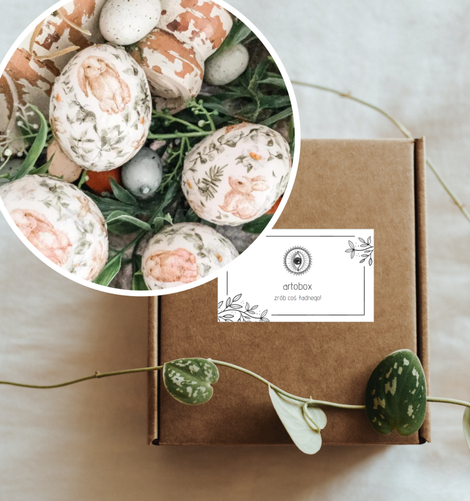 Artobox – wielkanocne jajeczka decoupage